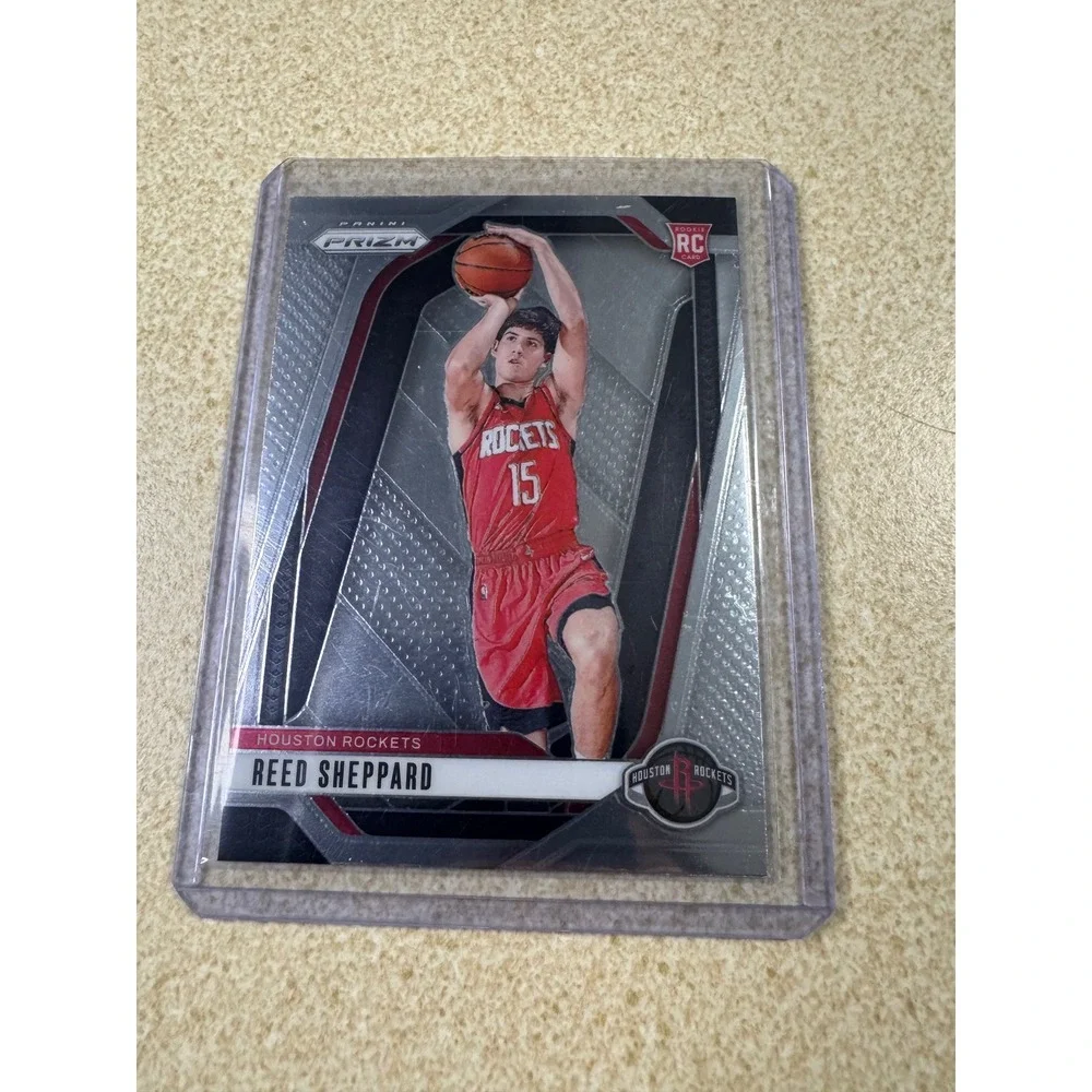 Reed Sheppard 2024-25 Panini Prizm Basketball Rookie Card‎ #268 Houston Rockets